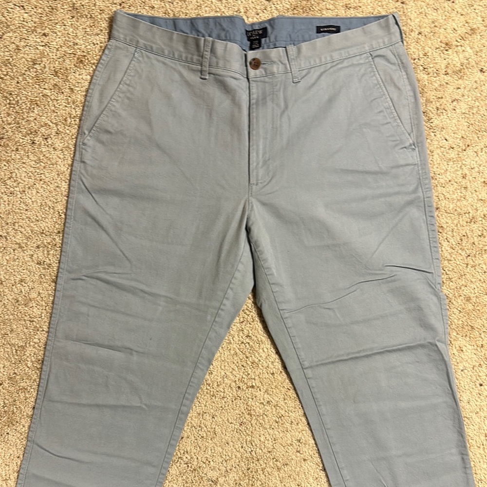 jcrew Men's Light blue flex Chinos 35/34